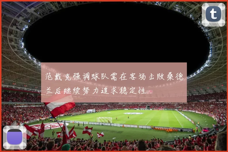 范戴克强调球队需在客场击败桑德兰后继续努力追求稳定性